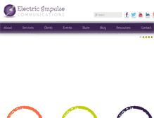 Tablet Screenshot of electricimpulse.com